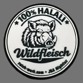 3D Rubberpatch "100% HALALI"