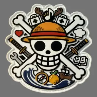 Piratencrew – 3D Rubberpatch