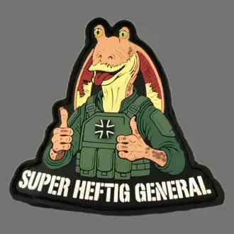 3D Rubberpatch "Super Heftig Genial"